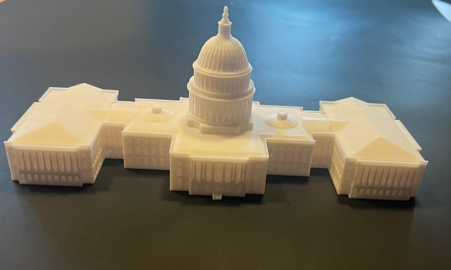 United States Capitol (large), 3D souvenir miniature building replica