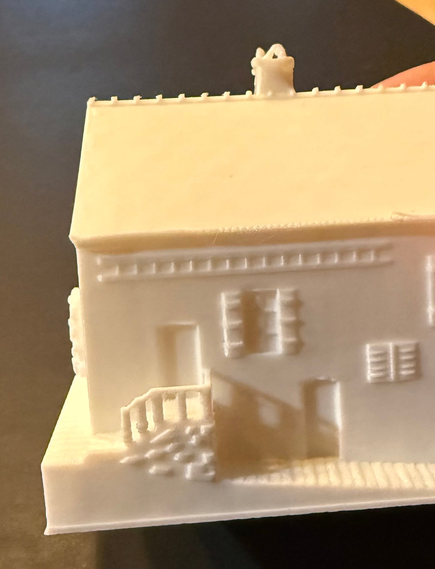 house of Louis Braille, Coupvray, France 3D souvenir miniature replica building