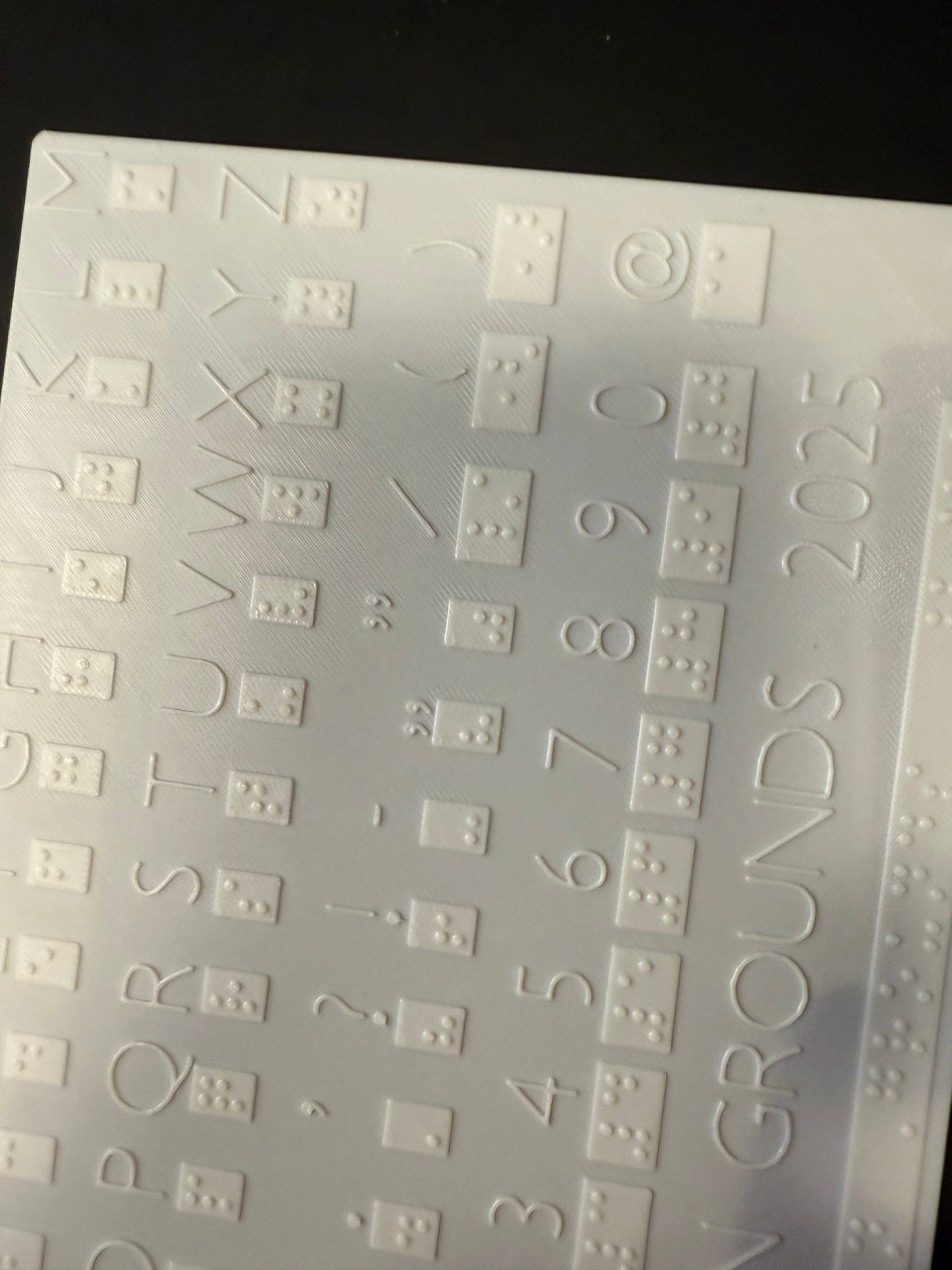 Braille Alphabet Learning Card with Practice Sheet