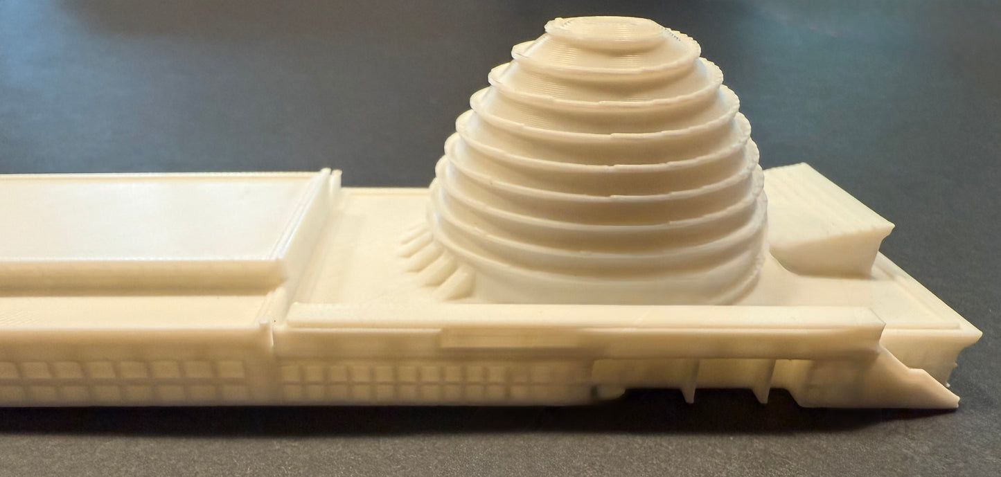 Kigali Convention Center, Rwanda, 3D souvenir miniature replica building