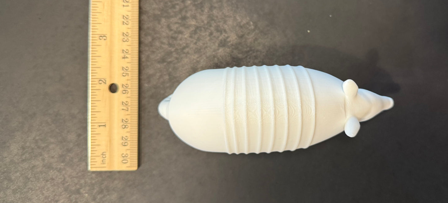 Armadillo 3D printed replica realistic animal