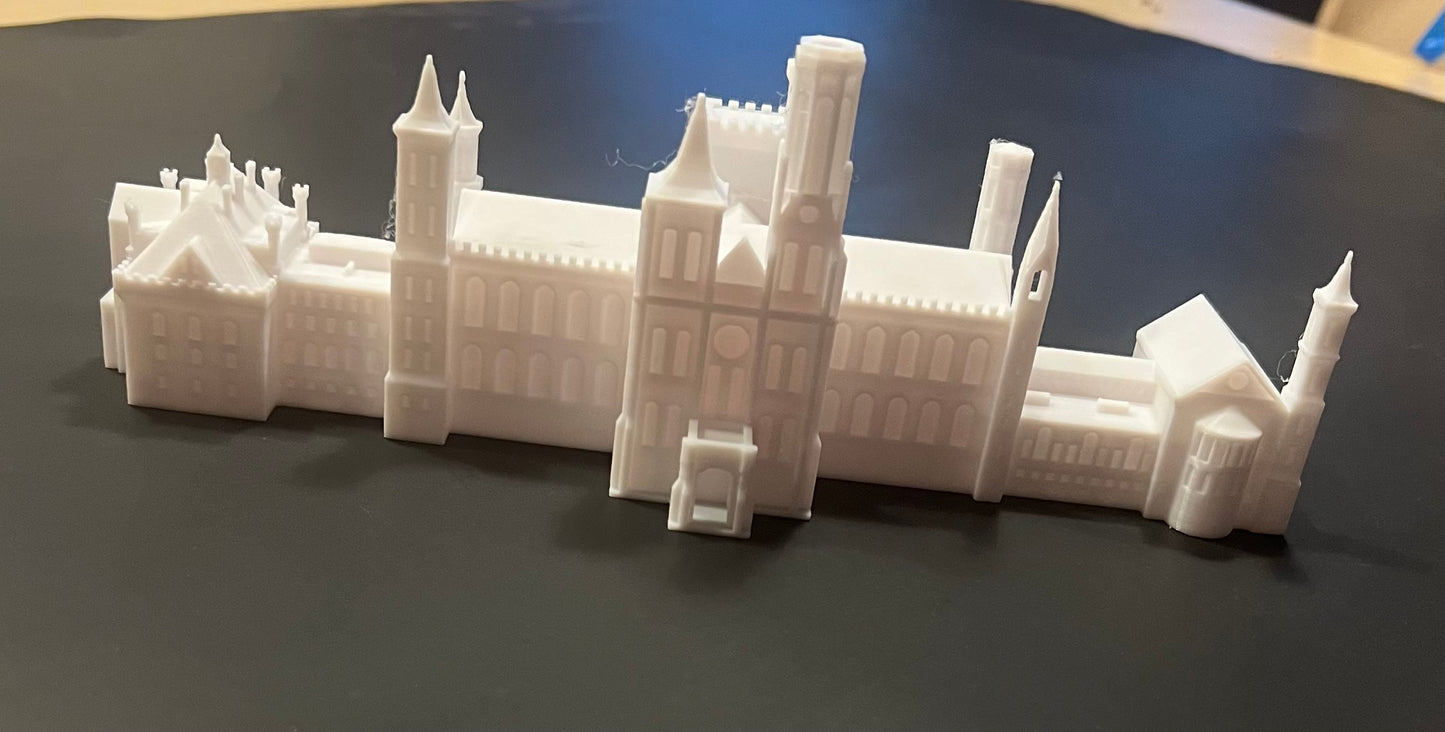 Smithsonian Castle large 3D souvenir miniature replica building