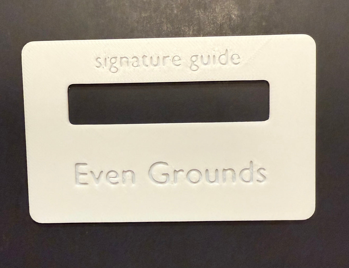Signature guide to sign documents for blind and visually impaired people