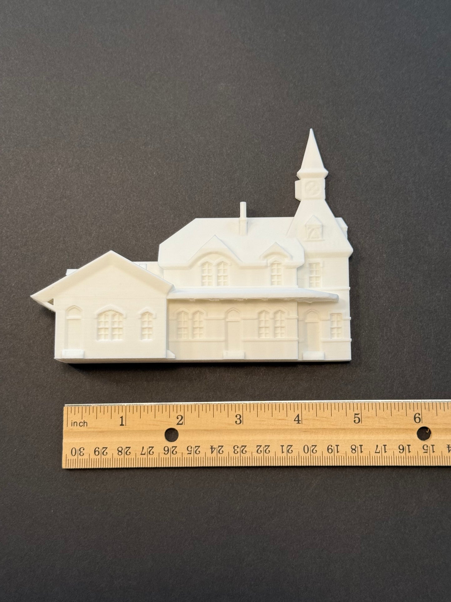 Point of Rocks Railway Station Flat N scale 1:160, unpainted, 3d printed
