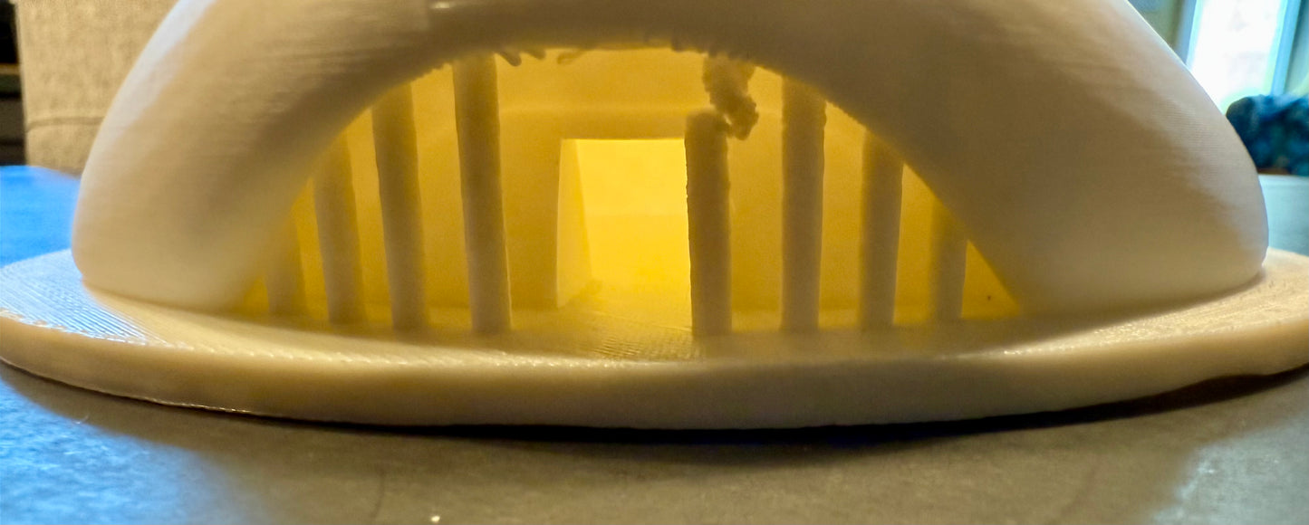Kasubi tombs, Kampala, Uganda, 3D souvenir miniature replica building
