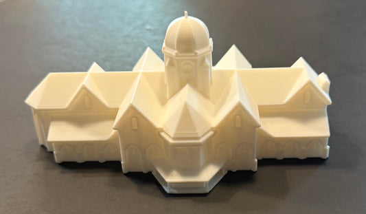 Namirembe Cathedral, Kampala, Uganda, 3D souvenir miniature replica building