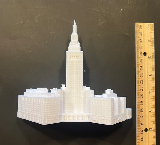 Cleveland Terminal Tower 3D souvenir miniature replica building