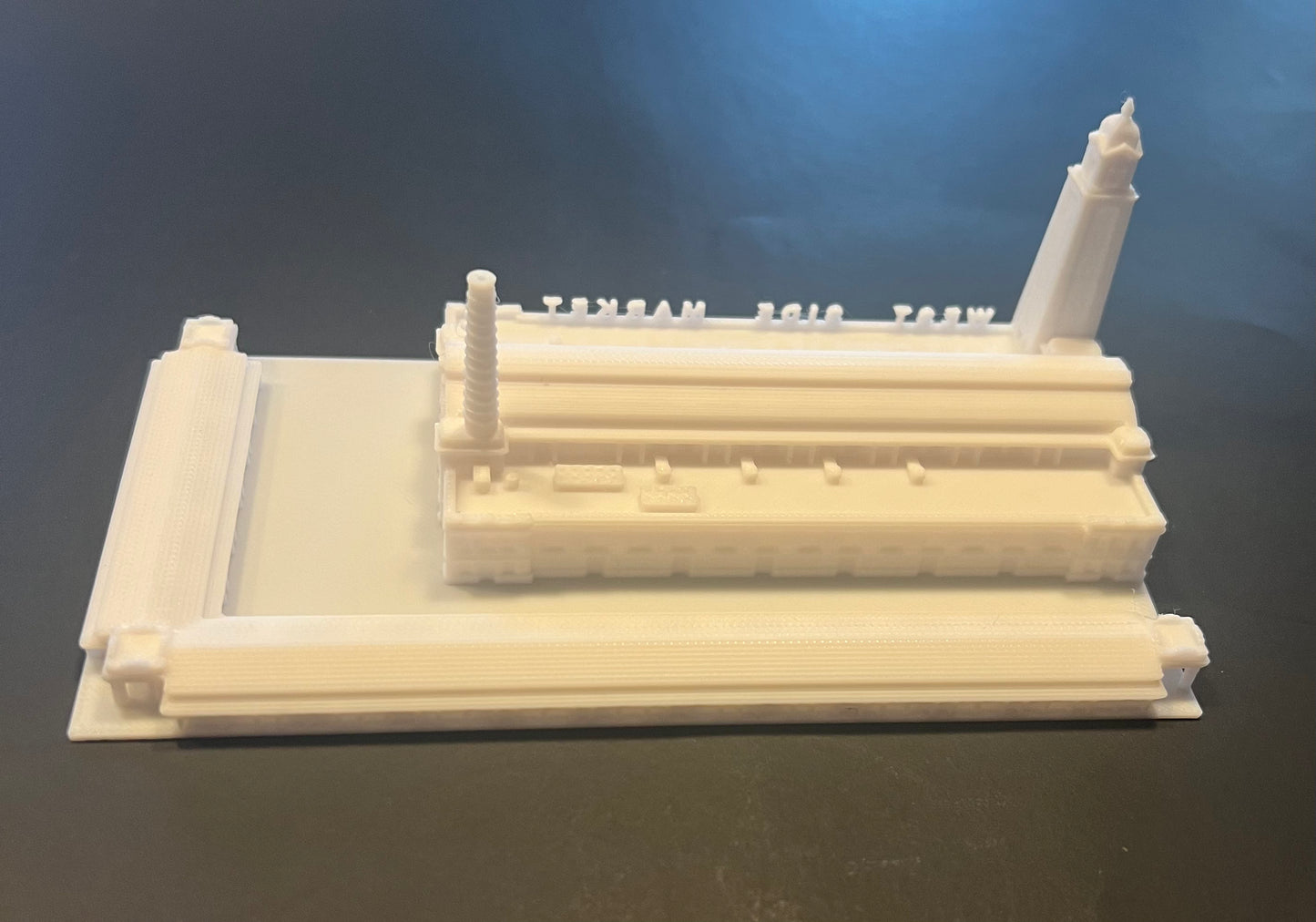 Cleveland West Side Market, 3D souvenir miniature replica building
