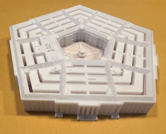 Pentagon 3D souvenir miniature replica building